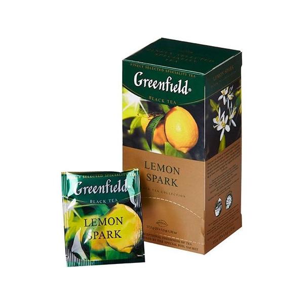 Чай черный Greenfield Lemon Spark в пакетиках
