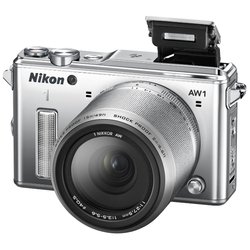 Nikon 1 AW1 Kit (серебристый)