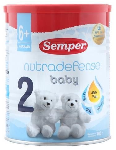 Semper Baby Nutradefense 2 (с 6 месяцев) 400 г