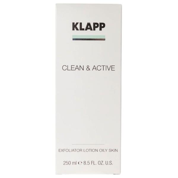 Klapp Эксфолиатор для жирной кожи Clean & active Exfoliator Lotion Oily Skin