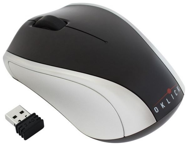 Oklick 540SW Wireless Optical Mouse Black-Silver USB