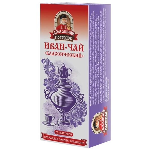 Чай травяной Домашний погребок иван-чай Классический в пакетиках