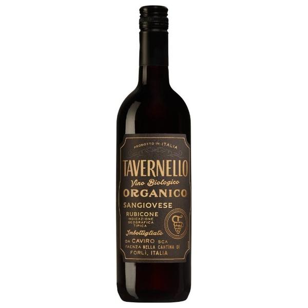 Вино Tavernello Organico Sangiovese Rubicone красное полусухое, 0.75 л