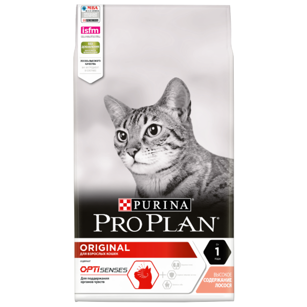 Корм для кошек Pro Plan Original с лососем