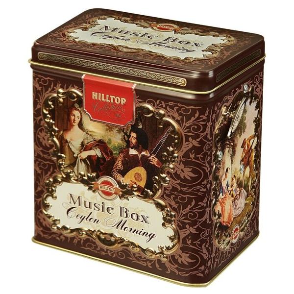 Чай черный Hilltop Music box Цейлонское утро подарочный набор