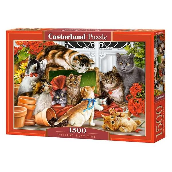 Пазл Castorland Kittens Play Time (C-151639), 1500 дет.