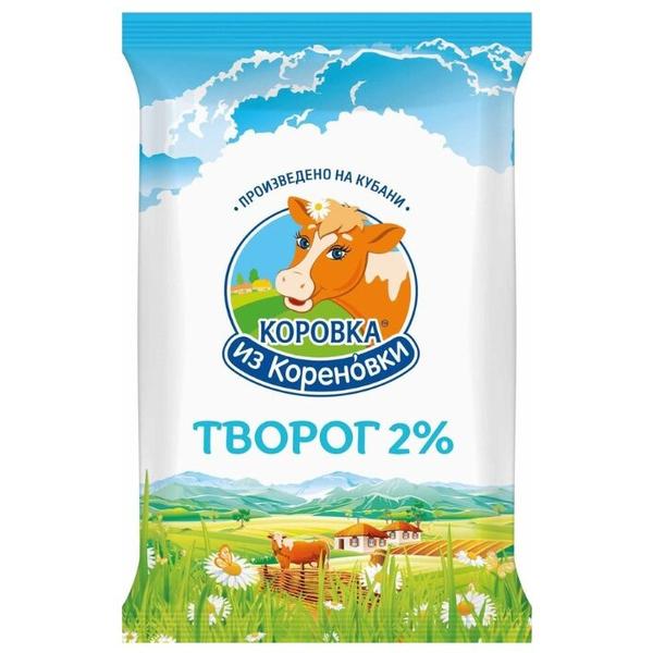 Коровка из Кореновки Творог 2%, 340 г