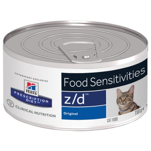 Корм для кошек Hill's Prescription Diet при аллергии, при чувствительном пищеварении, для здоровья кожи и шерсти 156 г (паштет)