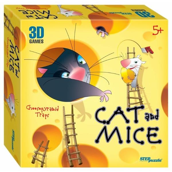 Настольная игра Step puzzle Кошки-мышки. Ловушки сырной пирамиды