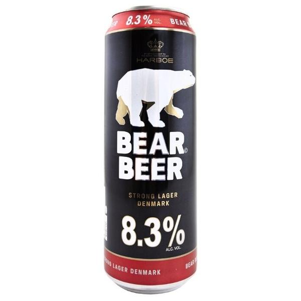 Пиво светлое Bear Beer Strong Lager 0.45 л