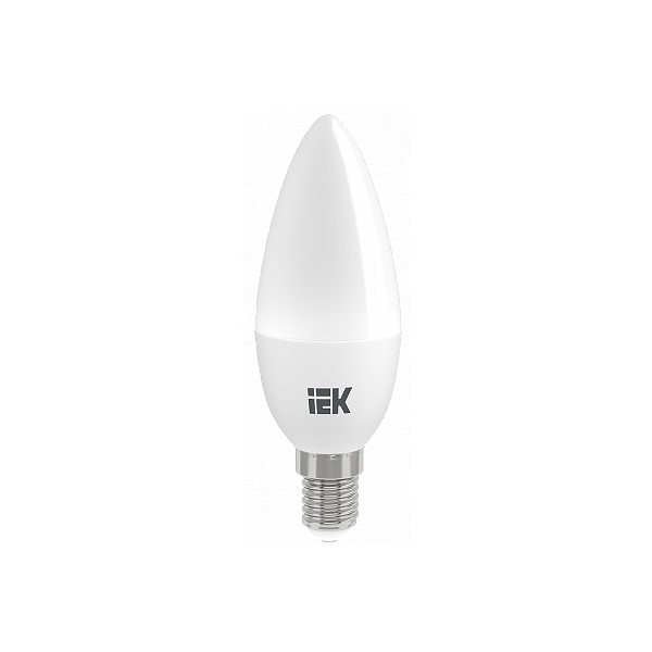 Лампа светодиодная IEK ECO 4000K, E14, C35, 5Вт