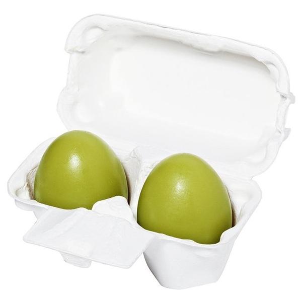 Holika Holika мыло-маска Egg Soap с зеленым чаем