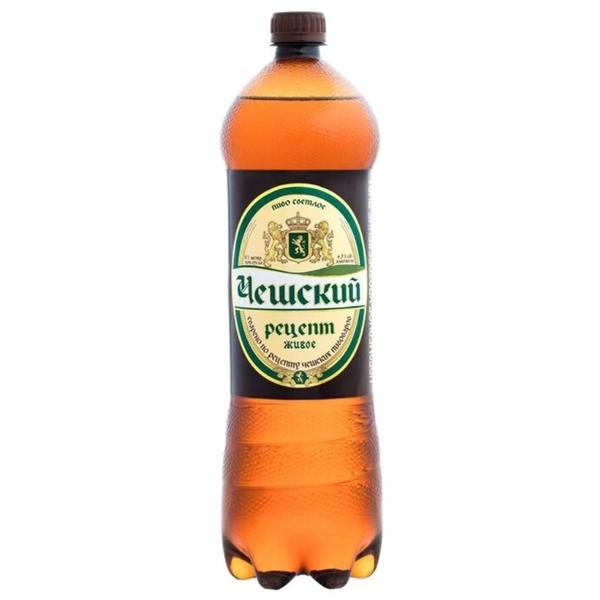 Пиво светлое Липецкпиво Чешский рецепт Живое 1.42 л