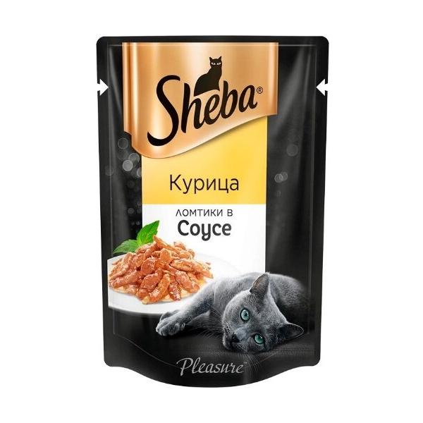 Корм для кошек Sheba Pleasure с курицей 85 г (кусочки в соусе)