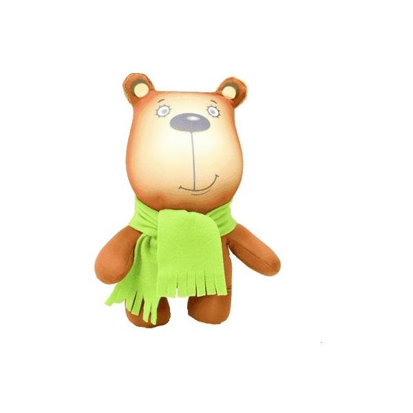 Игрушка-антистресс Штучки, к которым тянутся ручки Медведь в шарфе 36 см
