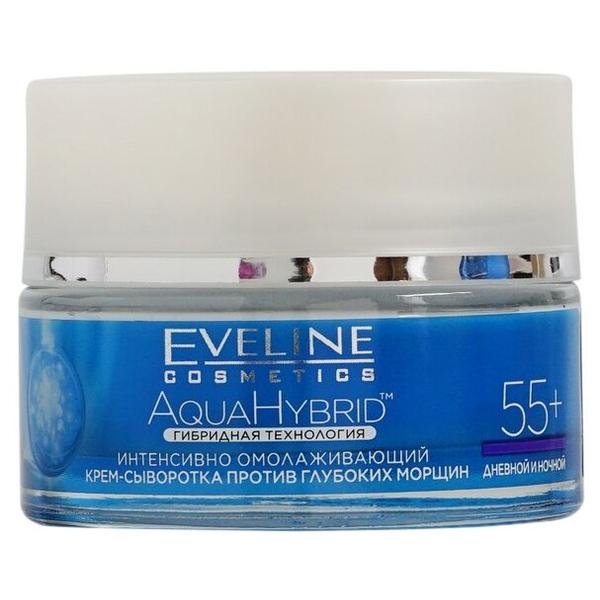 Крем-сыворотка Eveline Cosmetics Aqua Hybrid гибридная технология 55+ 50 мл