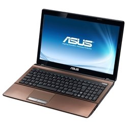 ASUS K53SV (Core i3 2310M 2100 Mhz/15.6"/1366x768/4096Mb/500Gb/DVD-RW/Wi-Fi/Bluetooth/DOS)