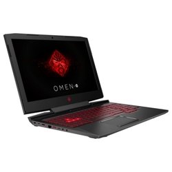 HP OMEN 15-ce000ur (Intel Core i7 7700HQ 2800 MHz/15.6"/1920x1080/16Gb/1000Gb HDD/DVD нет/NVIDIA GeForce GTX 1050/Wi-Fi/Bluetooth/Windows 10 Home)