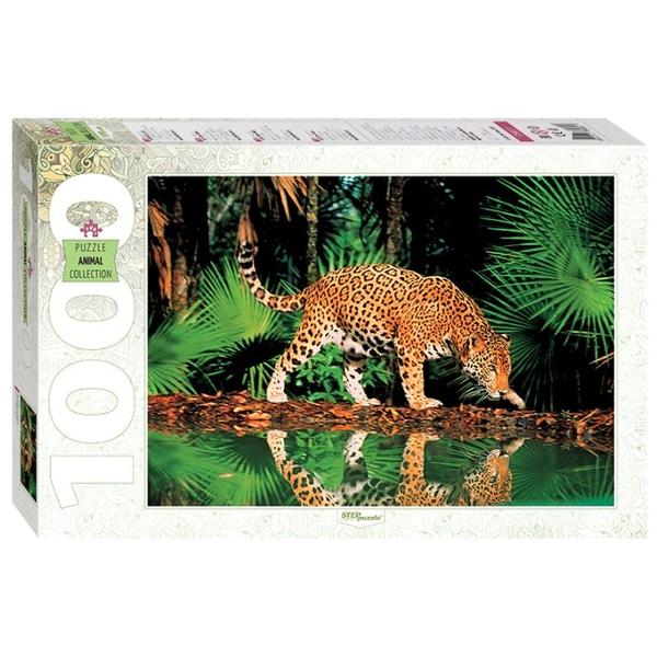 Пазл Step puzzle Animal Collection Леопард у воды (79011), 1000 дет.