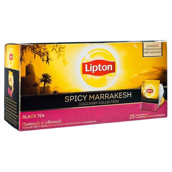 Чай черный Lipton Spicy Marrakesh в пакетиках