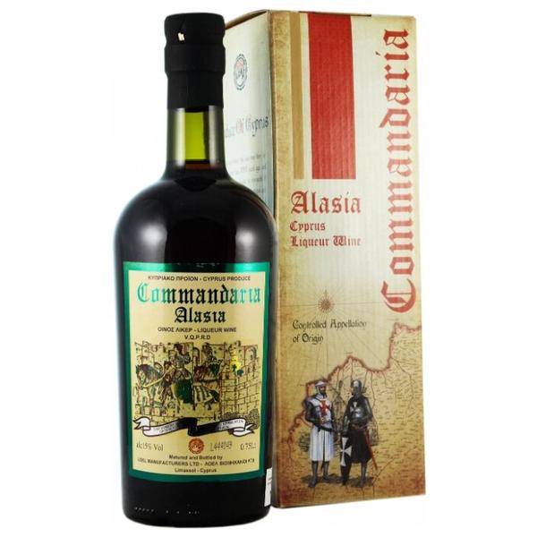 Ликерное вино Loel Commandaria Alasia gift box 0.75 л