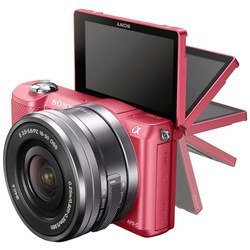Sony Alpha A5000 Kit (розовый)