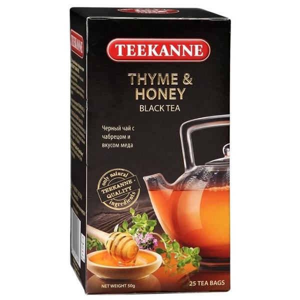 Чай черный Teekanne Thyme & honey в пакетиках