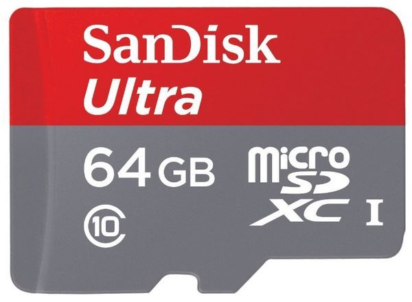 SanDisk Ultra microSDXC Class 10 UHS-I 80MB/s + SD adapter