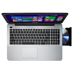 ASUS X555LD (Core i5 4210U 1700 Mhz/15.6"/1366x768/4.0Gb/750Gb/DVD-RW/NVIDIA GeForce 820M/Wi-Fi/Bluetooth/DOS)