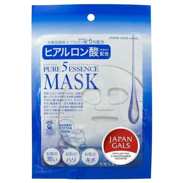Japan Gals маска Pure 5 Essence с гиалуроновой кислотой