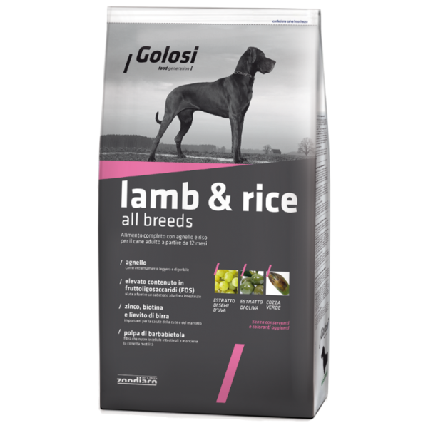 Корм для собак Golosi Lamb & Rice All Breeds