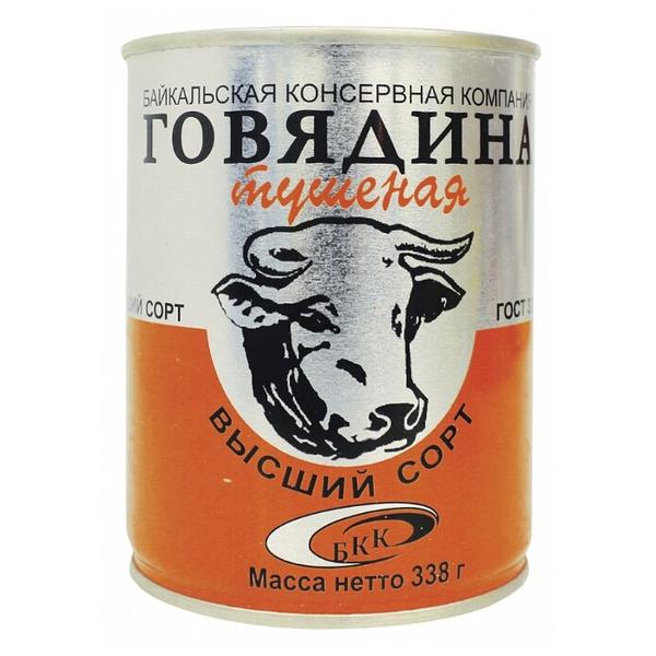 Байкальская Консервная Компания Говядина тушеная ГОСТ, высший сорт 338 г