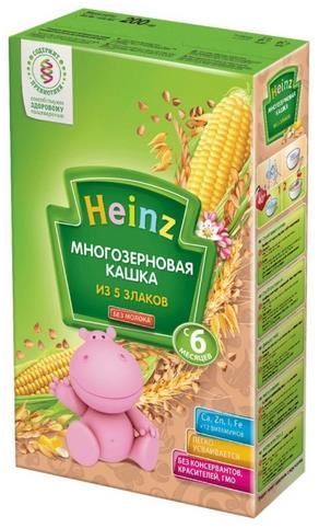 Heinz Безмолочная 5 злаков (c 6 месяцев) 200 г