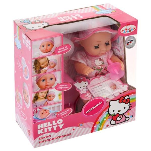 Интерактивная кукла Карапуз Hello Kitty Пупс 20 см Y20DP-BR-RU