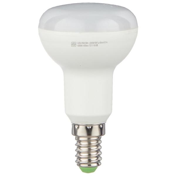 Упаковка светодиодных ламп 10 шт ASD LED-STD 4000К, E14, R50, 5Вт