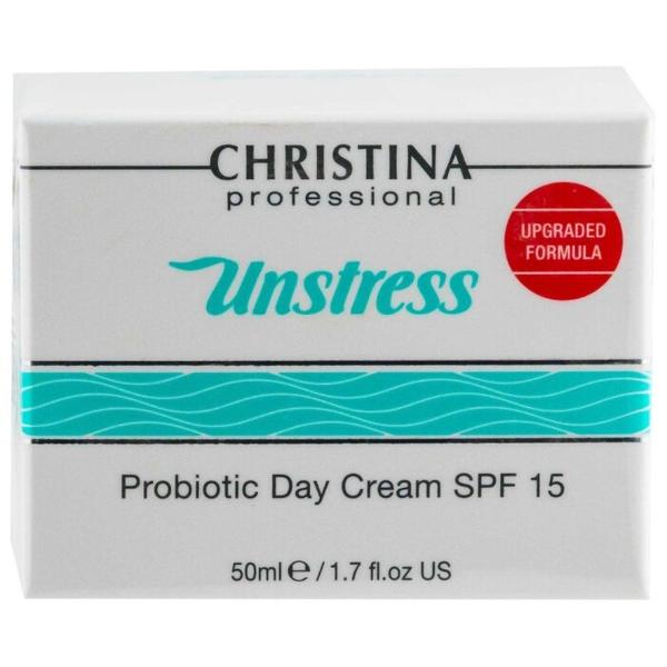 Christina Unstress Probiotic Day Cream SPF 15 Дневной крем для лица с пробиотическим действием SPF 15
