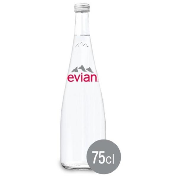 Вода минеральная Evian негазированная, стекло