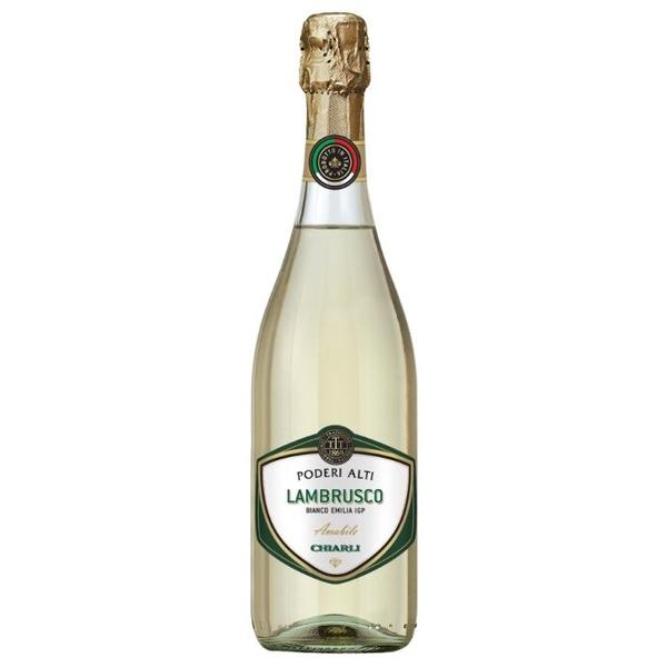 Игристое вино Chiarli Lambrusco Bianco dell'Emilia Poderi Alti 0.75л