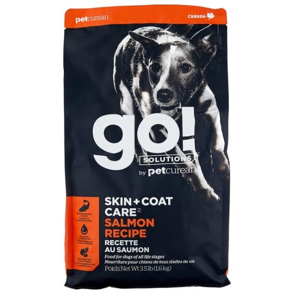 Корм для собак GO! Skin+Coat для здоровья кожи и шерсти, лосось с овощами