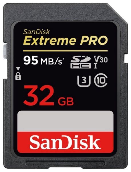 SanDisk Extreme Pro SDHC UHS Class 3 V30 95MB/s