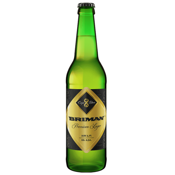 Пиво светлое Craft-U-Brewery Briman Premium Lager 0.5 л