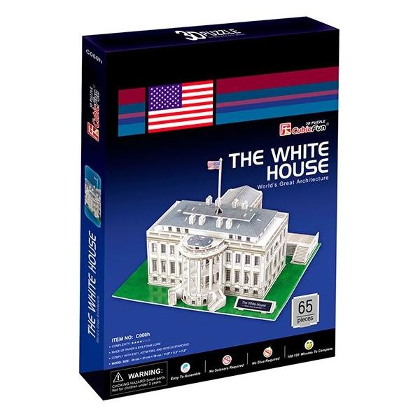 3D-пазл CubicFun Белый дом (C060h), 65 дет.