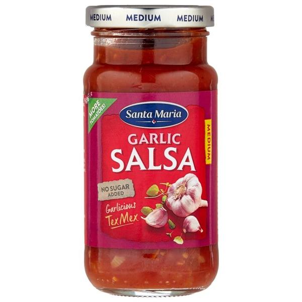Соус Santa Maria сальса Garlic Salsa умеренно острый, 230 г