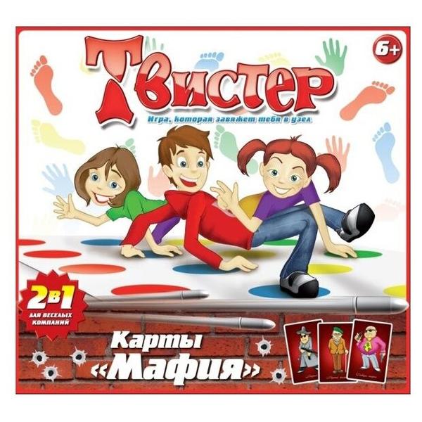 Набор настольных игр Эники беники Твистер + Мафия