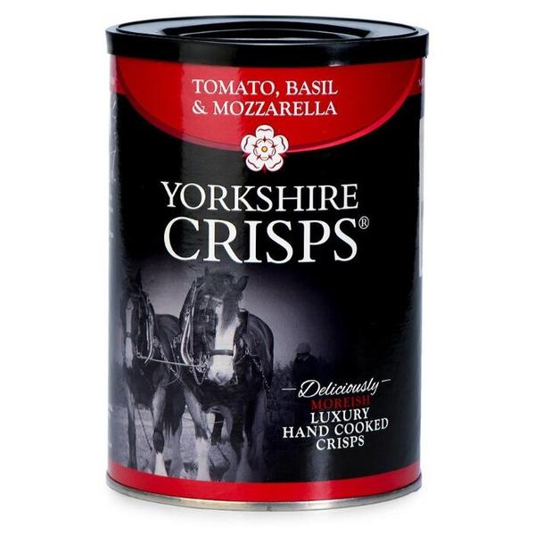 Чипсы Yorkshire Crisps картофельные с томатом, базиликом и моцареллой