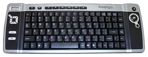 Prestigio Wireless Keyboard for Media Center Black USB