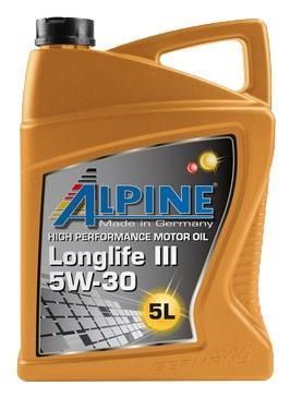 ALPINE Longlife III 5W-30 5 л