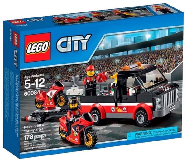 LEGO City 60084 Перевозчик гоночных мотоциклов
