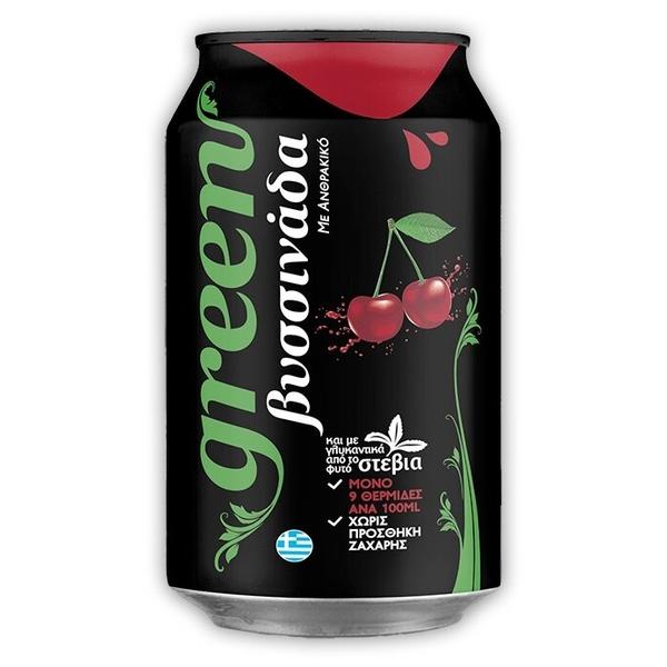 Газированный напиток Green Cherry