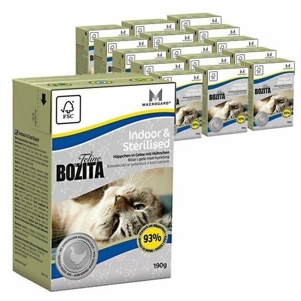 Корм для стерилизованных кошек Bozita с курицей 190 г (кусочки в желе)